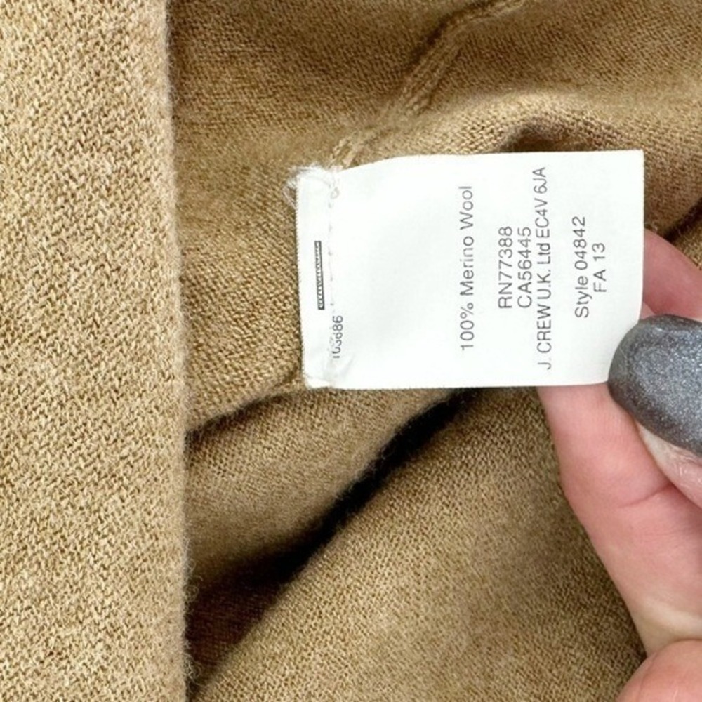 J. CREW Women's Vintage Merino Wool Sweater size S Preppy,‎ 90s Academia J CREW - Picture 7 of 8